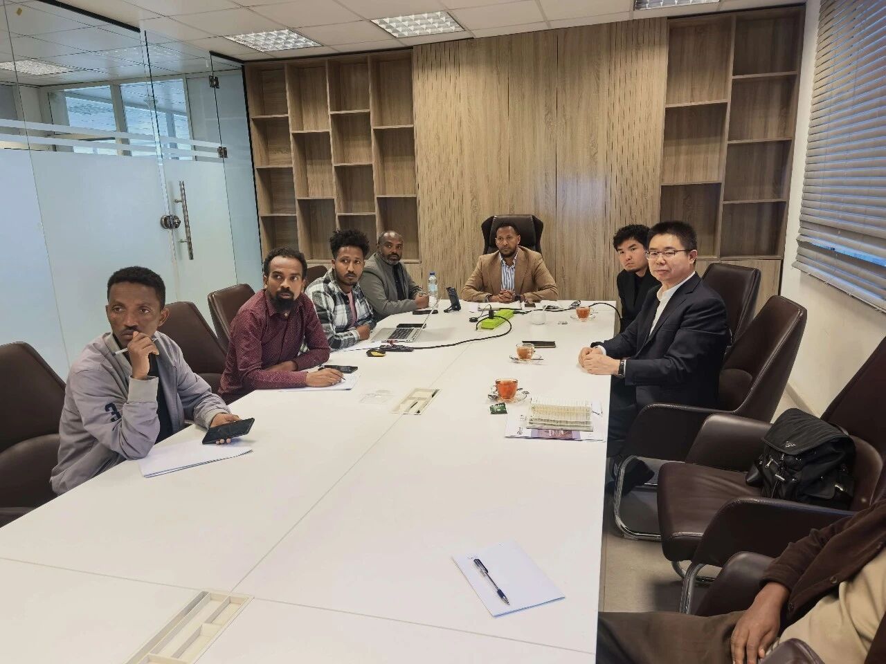 Xuzhou Zhongtie Electric Group meeting with Ethiopian Electric Utility for power infrastructure cooperation