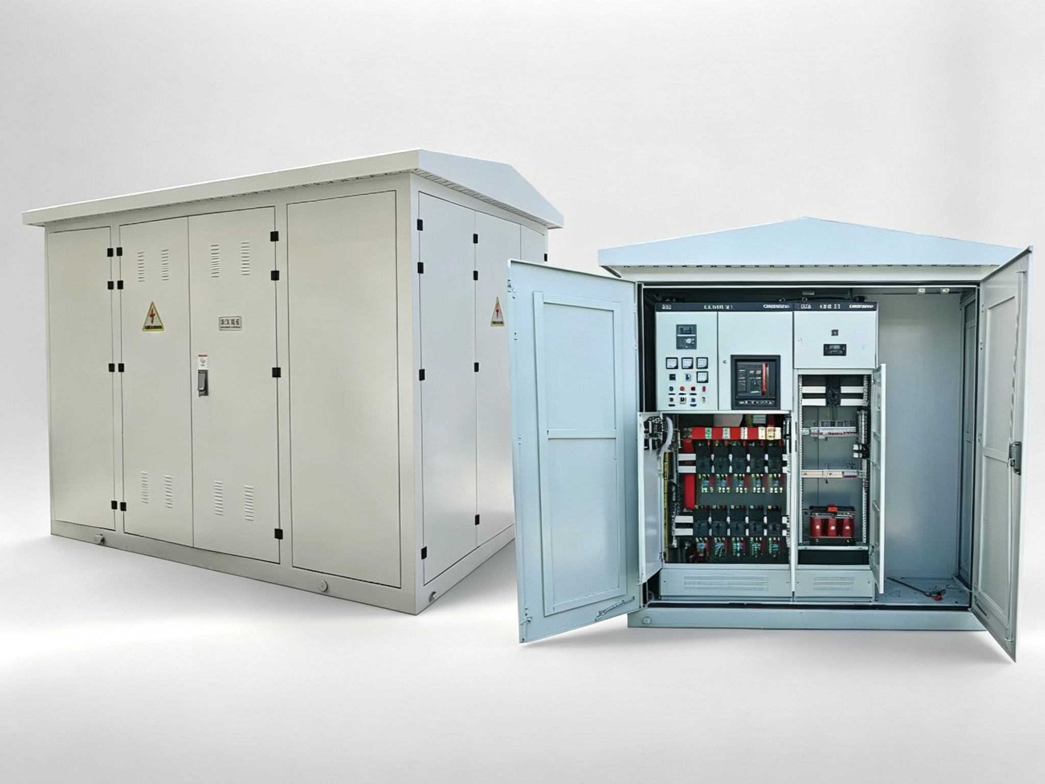 High and low voltage complete box-type power distribution equipment