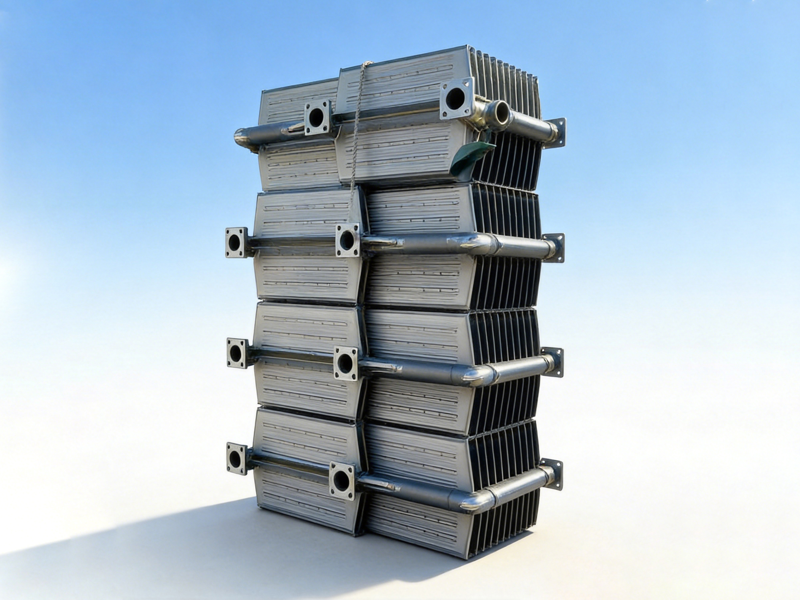 Transformer Radiators packed radiator for delivery